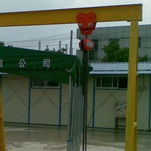 chain block trolley application